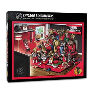 YouTheFan NHL Chicago Blackhawks Purebred Fans “Nailbiter” Puzzle