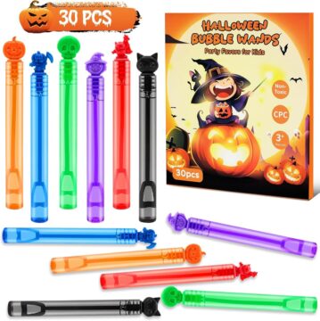 Halloween Party Favors Mini Bubble Wands 30PCS Halloween Goodie Bag Stuffer