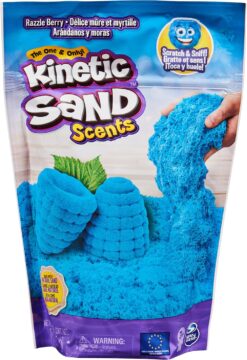 Kinetic Sand Scents, 8oz Blue Razzle Berry Scented, for Kids Aged 3 and up