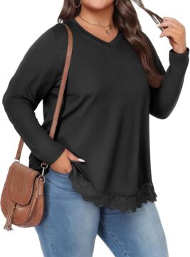 Women's Plus Size Tunic Sweaters with promo code ABOAG384 at checkout!!! ad