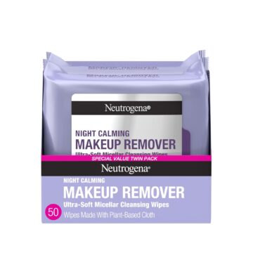 Neutrogena Night Calming Makeup Remover Face Wipes, 2 x 25 ct