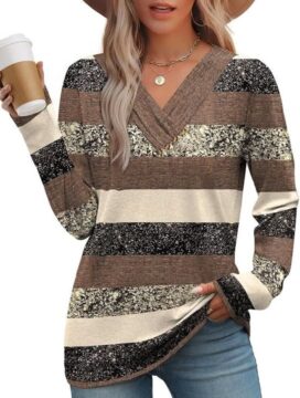 WIHOLL Long Sleeve Tunic Tops with promo code 8F749HW5 at checkout!!! ad
