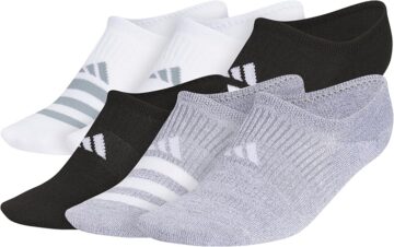 adidas Women's Superlite Super No Show Socks 6 Pairs
