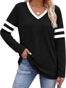 OFEEFAN Long Sleeve Tunics with promo code CZ7T3ZAR at checkout!!! ad