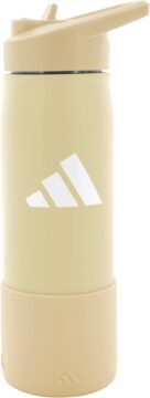 adidas Straw Lid Metal Water Bottle 600 mL