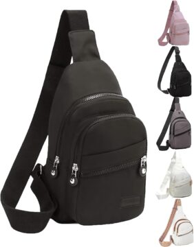 EVANCARY Crossbody Bags Small Sling Bag for Men Women Travel Hiking Mini Sling Backpack Lightweight for Daily Outdoor
