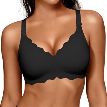 OEAK Jelly Bras Wireless Pushup Convertible Bra