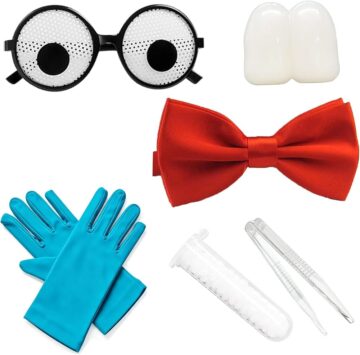 Halloween Mad Scientist Costume Accessories, Adult Mad Scientist Outfit