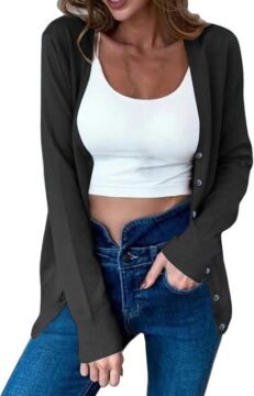 Lightweight Button Cardigans with clip able coupon code!! ad