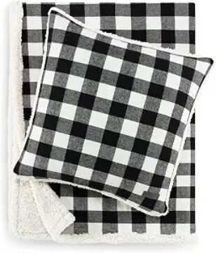 Eddie Bauer - Sherpa Reverse Throw Blanket for Bed or Couch, 50 x 70