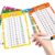 0-12 Multiplication Flash Cards, Large Math Table Flashcards, Dry Erase Reusable Self-Check Multiplication Chart, Double-Sided Educational Times Table Flashcards for Classroom for 1st 2nd 3rd Grades