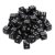 0.31in, Digital Dice, 100pcs, Acrylic Dice, Square Corner, Black