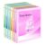 0.5 inch 3-Ring Binder, 1/2 inch Round Ring Binder with 2 Inside Pockets, Clear View Cover Binders Holds 8.5” x 11”Paper，PVC Free, Pastel Color Binders for Office/Home/School Supply, 6 Pack
