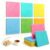 0.5″ Thick Felt Bulletin Board Pin Board for Wall Home Office Dorm, Velcro Backing, with Wooden Pins & Masking Tape (Multicolored, 6-Pack)