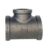 1-1/4″ X 1″ BLACK IRON REDUCING TEE, UL/FM Listed
