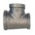 1-1/4″ X 1″ X 1-1/4″ BLACK IRON REDUCING TEE, UL/FM Listed