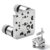 1-in Stainless Prism Platform, Fine M6x0.25 Pitch Angle Mount
