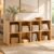 10-Cube Bookshelf, Wooden Bookcase, Low Bookshelf, 2-Tier Cube Shelf,