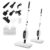 10-in-1 Steam Mop, 1200W Detachable Handheld Steam Cleaner Fast 15s Heat-Up, 2 Washable Mop Pad, Removes Stains for Hardwood Floors, Windows, Tiles, Furniture, Sapphire
