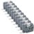 10-Pack 12mm 0.47″ Laminated White Tz Tape Compatible for Brother Tze-231
