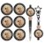 10-Pack 28mm Cartoon Round Silicone Beads for Making Pens, Keychains, Lanyards, Bracelets, DIY Jewelry Craft Supplies (I Believe in Capybarism Silicone Focal Beads)