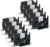 10-Pack Replacement for Brother Label Maker Tape 12mm 0.47 Laminated White