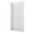 10-Shelf Shoe Rack Organizer with Fabric Cover, Holds 30 Pairs, White