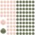 100-Pack Makeup Sponge Set, Green Cushion Foundation Puff for Liquid, Cream & Powder – Soft, Latex-Free Foundation Sponge for Flawless Face Application, 2.17-Inch