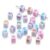 1000pcs 6x6mm Acrylic Square Alphabet Beads Spacer Loose Beads for DIY Jewelry Making Craft Necklace Bracelet