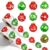 1000Pcs Christmas Stickers Roll, 9 Designs Round Bell Labels, Winter Christmas Decor Stickers for Gift Cards & Party Favors