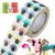 1000 Pcs Eye Stickers Roll, Holographic Wiggle Adhesive Eyes Stickers for DIY