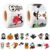 1000 Pcs Halloween Stickers Roll 1.5 Inch Cute Pumpkin Ghost Witch Bat Decal Sticker 16 Designs Waterproof Self-Adhesive Seal Label Stickers for Halloween Envelope Gift Scrapbook Party Decor