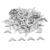 1000pcs Metal Book Corner Protectors Gold Silver Scrapbooking Album Photo Card File