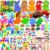 1000 PCS Party Favors for Kids, Dinosaur Sensory Fidget Toys Bulk, Treasure Chest for Kids Prizes, Goodie Bags Stuffers for Kids, Prize Box Toy for kid Classroom, Treasure Box Prizes, Pinata Stuffers