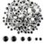 1000PCS Plastic Wiggle Googly Eyes 6mm 8mm 10mm Self Adhesive White Round Moving Craft Eyes Stick On for DIY Arts Crafts Scrapbooking Sewing Doll Making Card Making Decorations Supplies