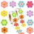 1000 PCS Self-Adhesive Flower Stickers 2 Rolls 1.5 Inch Colorful for Crafts