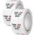 1000 Pcs Thank You for Your Order Stickers, 1 Inch Circle Self Adhesive Labels, Labels for Packages with Red Heart Design, for Small Business, Present Boxes, Food Bags, Party Favors Decor