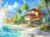 1000 Piece Jigsaw Puzzle for Adults – Elegant Beach House Near The Blue Ocean Waves with Tropical Flowers – Challenging Puzzle Perfect for Game Night – Hawaii Paradise – 20×27 inch