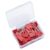 100 Assorted Color Push Pins Set with, Red