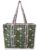 100% Cotton Quilted Tote Bag For Women, 18X16 Large Beach Bag With Zipper