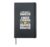 100 Days Smarter Kinder Stronger Braver Brighter Student Hardcover Journal, Black