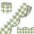 100FT Checkered Bulletin Board Border-Scalloped Checkerboard Decorative Roll for Walls, Desks, Windows, Doors, Lockers, Schools, Classrooms, Homeschool & Offices(Green)