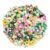 100G Assorted Styles Sequins and Spangles, Christmas Tree Styles Shiny Sequins, Gift and Cards Decoration Slices, DIY Crafting Embellishments (Yellow)