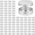 100 Pack 2 oz Aluminum Salve Tins with Lids, Round Screw Top Containers