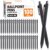 100 Pack Ballpoint Pens Bulk, Retractable Black Pens Ballpoint Medium Point 1mm with Super Soft Grip for Smooth Writing, No Bleed Ink Pens Clear Lines, School & Office Supplies, Best Gifts for Teacher