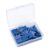 100 Pack Multicolor Map Pins Thumbtacks Push with Storage Box for Office, School, Home Organizing