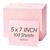 100Pack Pink Cardstock, 230GSM 5x7in Cardstock for Invitations & Crafts