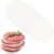100Pcs 4 Inch Round Hamburger Patty Paper, Non‑Stick Silicone Parchment Sheets for Burger Press Baking Freezing, White