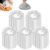 100 PCS Aluminum Foil Food Covers, Reusable Aluminum Foil Food Covers Insulated Food Cover, 110℃ Heat Resistant Elastic for Meals Vegetables Fruits Leftovers for Kitchen Reusable Picnic Restaurant