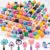 100 Pcs Animal Pencil Top Erasers for Kids Desk Pets Cute Fun Eraser for Pencils Pencil Cap Erasers for Kids Class Treasure Box Game Rewards,Party Favors Classroom Must Haves